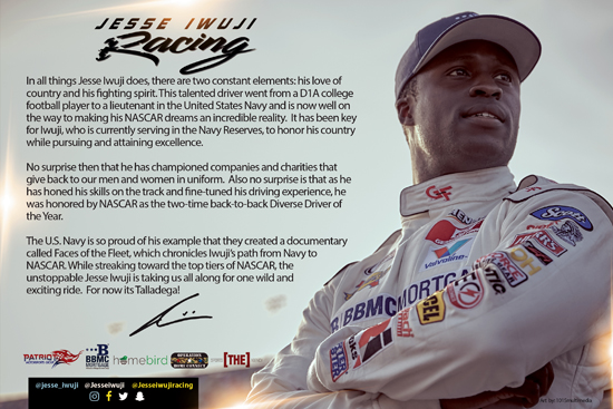 134 – NASCAR driver and Navy Reserve officer Jesse Iwuji on crowdfunding,  branding, and motivation – Sponsored Rider Club Podcast